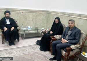 دیدار مشاور رئیس‌جمهور با سید علی خمینی در قم