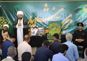 حضور کاروان خادمان حرم مطهر رضوی در شرکت صبا فولاد خلیج فارس