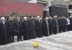 تجدید میثاق رئیس و مسئولان عالی قضایی با آرمان‌های بنیانگذار جمهوری اسلامی ایران با حضور یادگار امام