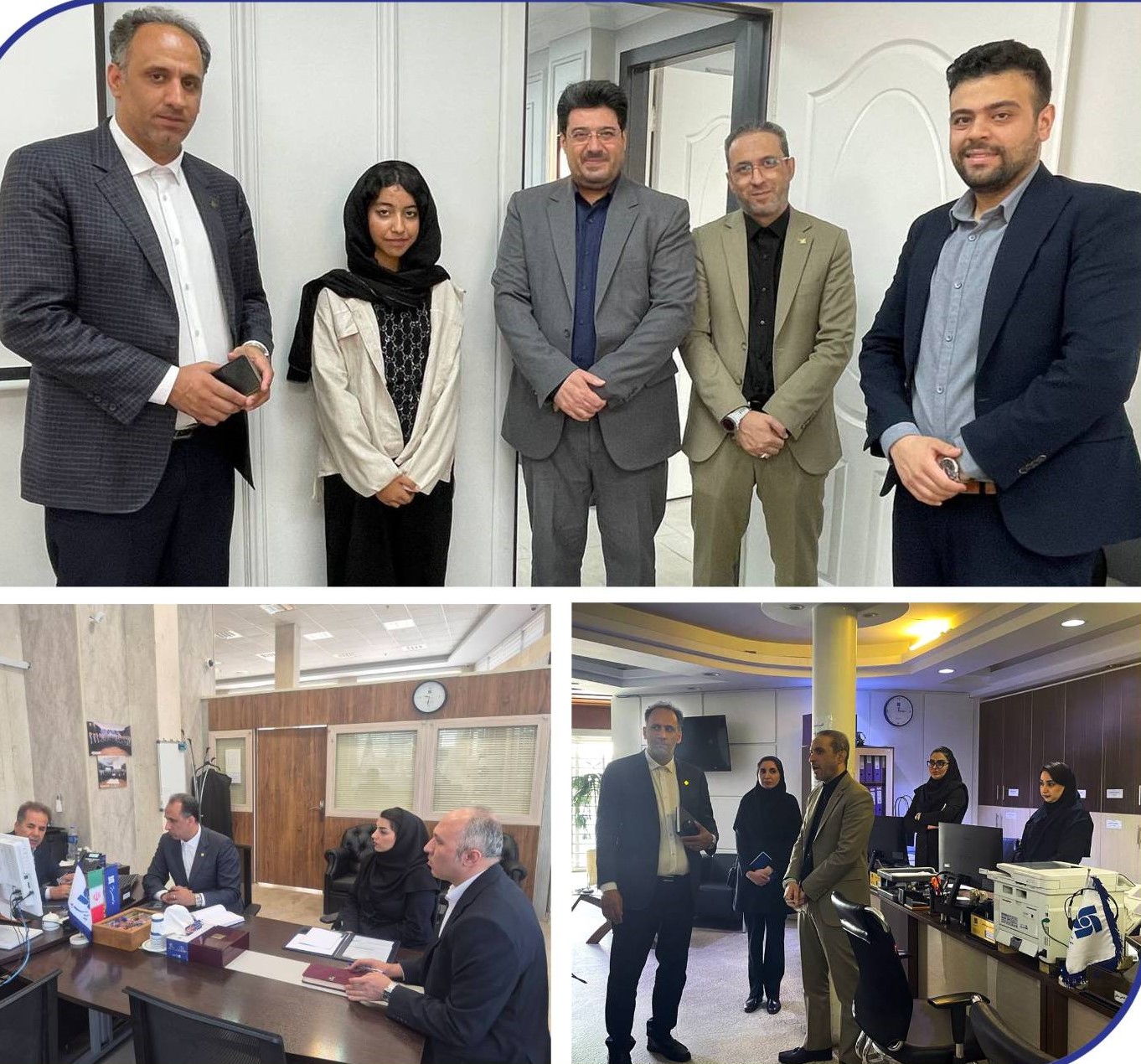بازدید میدانی سرپرست جدید شعب و شبکه فروش بیمه سرمد از شعب و نمایندگی‌های تهران
