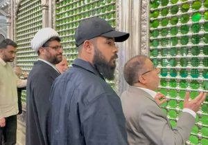 حضور رئیس هیئت عمومی مجلس اعلای اسلامی عراق در حرم مطهر امام خمینی(ره)
