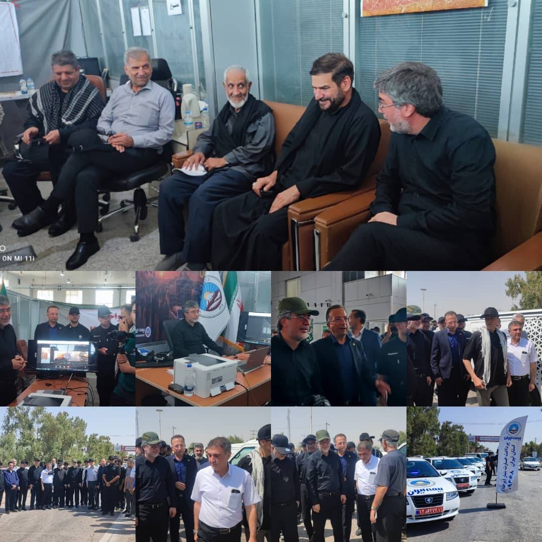 تقدیر معاون پارلمانی حج و زیارت از خدمات بیمه ایران در مرز مهران