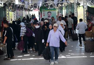 ثبت تردد بیش از ۳۳۴ هزار زائر از مرزهای خوزستان؛ شلمچه در صدر جابه‌جایی زائران اربعین