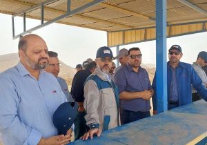 بازدید مدیر نظارت ایمپاسکو از مجتمع سنگ آهن جلال‌ آباد زرند