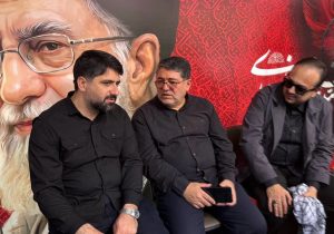 بازدید مدیرعامل شرکت بین‌المللی توسعه صنایع و معادن غدیر از موکب فولاد غدیر نی‌ریز