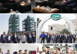 دیدار مدیرعامل بانک ملت با استاندار گلستان و بازدید از مجموعه های تولیدی و صنعتی این استان