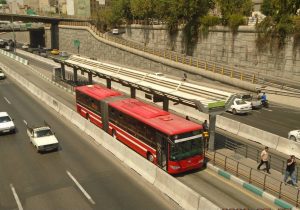 ایمن‌سازی مسیر ویژه اتوبوس‌های تندرو در محدوده ایستگاه BRT سبلان