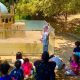 کودکان در باغ موزه مینیاتور منطقه ۸، راویان میراث تاریخی ایران شدند