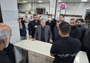 بازدید دبیر ستاد اربعین بیمه ایران از بیمارستان امام حسین(ع) کربلا