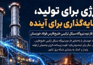 انرژی برای تولید، سرمایه‌گذاری برای آینده