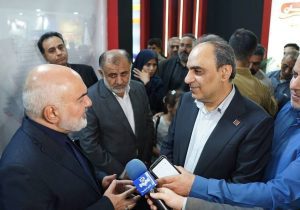 حضور شرکت فولاد اکسین خوزستان در نمایشگاه دستاوردهای دولت در خوزستان