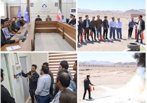 دوره آموزشی اطفاء حریق برای کارکنان مجتمع فسفات اسفوردی برگزار شد
