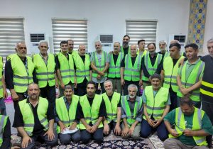 ۳۰۲ ساعت خدمت بی‌وقفه جهادگران منطقه۱۳ در مسیر نجف تا کربلا