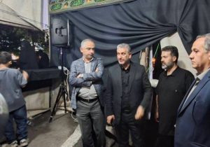 بازدید سرپرست مدیریت عامل بانک سرمایه از موکب جاماندگان اربعین حسینی