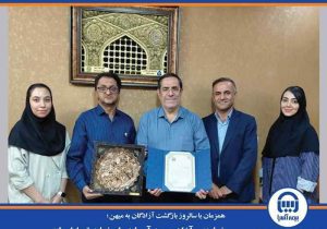 نماینده آزاده بیمه آسیا در اصفهان تجلیل شد