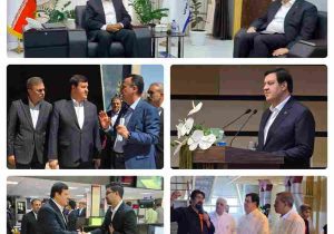 دیدار مدیرعامل بانک ملت با استاندار خراسان جنوبی و بازدید از چند شرکت تولیدی و شعب بانک در استان