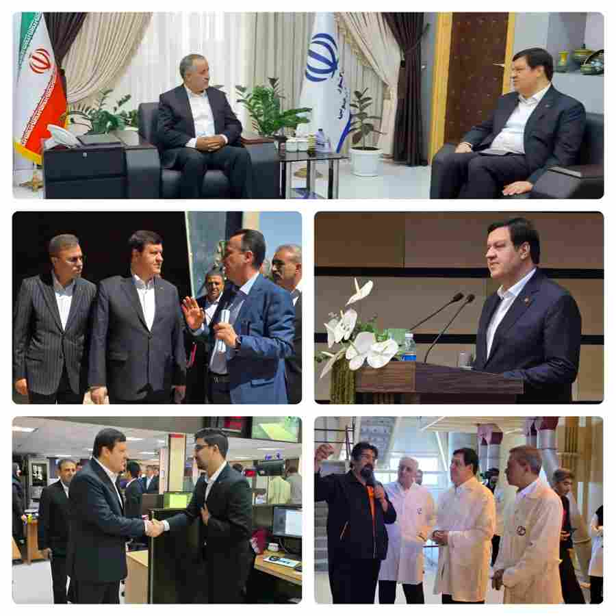 دیدار مدیرعامل بانک ملت با استاندار خراسان جنوبی و بازدید از چند شرکت تولیدی و شعب بانک در استان